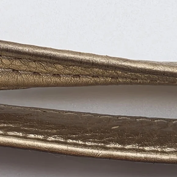 Michael Kors Gold Textured Shoulder Bag - Picture 11 of 15